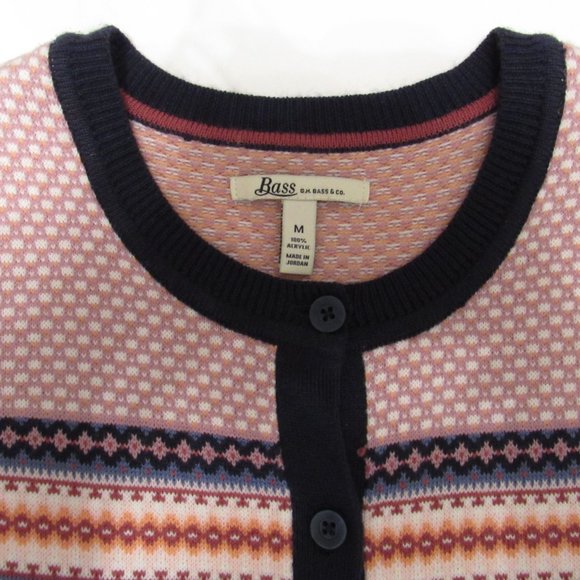 GH Bass & Co. Sweater Womens Button Front Cardigan  M - Picture 4 of 9